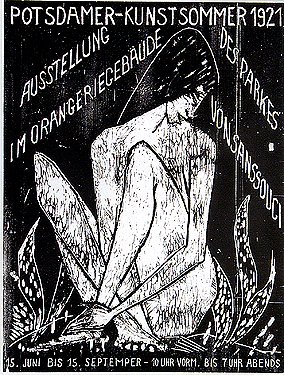 Plakat des Potsdamer Kunstsommers von 1921